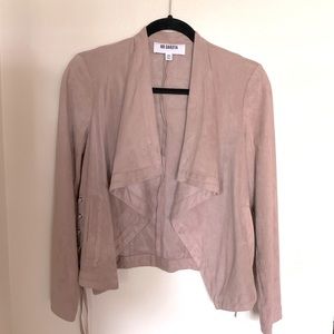BB Dakota Blush Pink Suede-Style Jacket